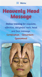 Mobile Screenshot of heavenlyheadmassage.com